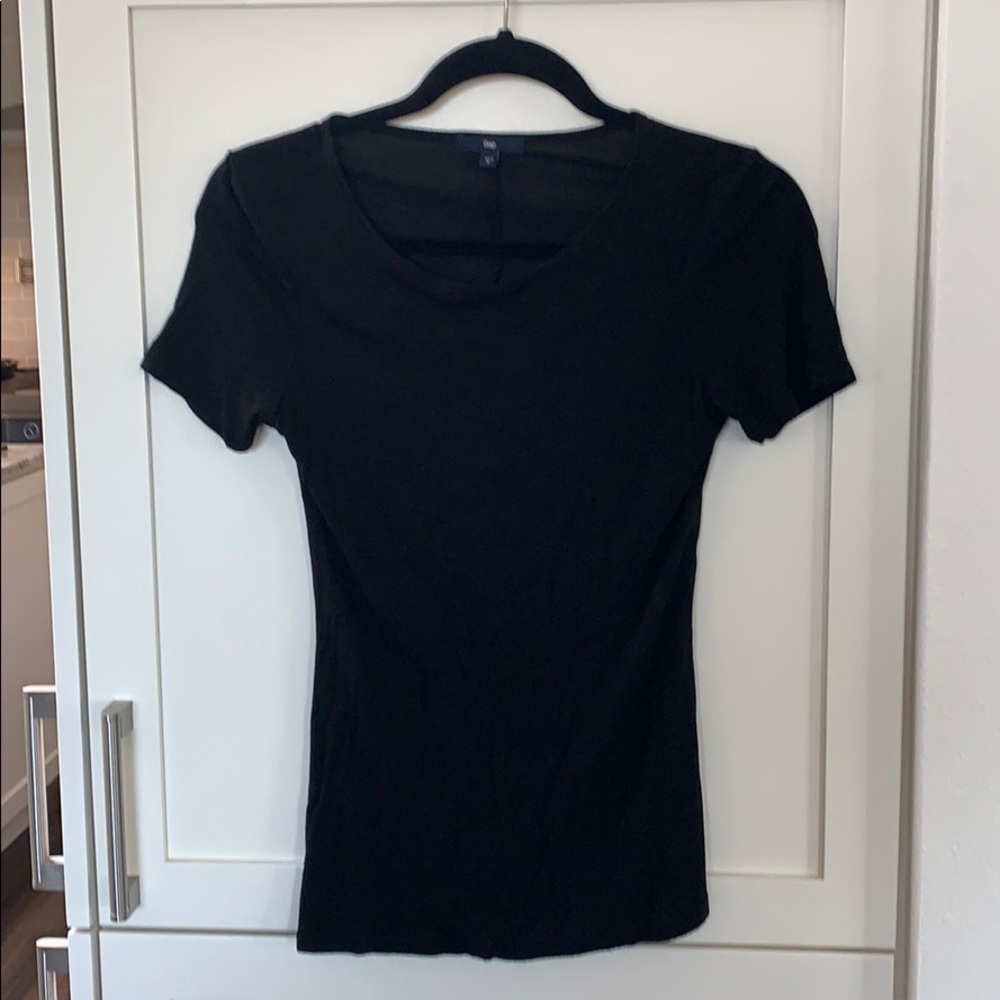 Basic black tee